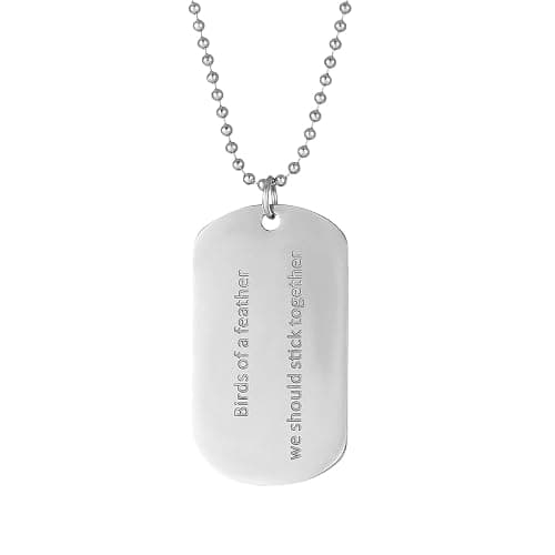 BOTVUG Birds of a Feather Necklace Singer Album Inspired Merch for Tour Concert Fans Gifts - Image 1