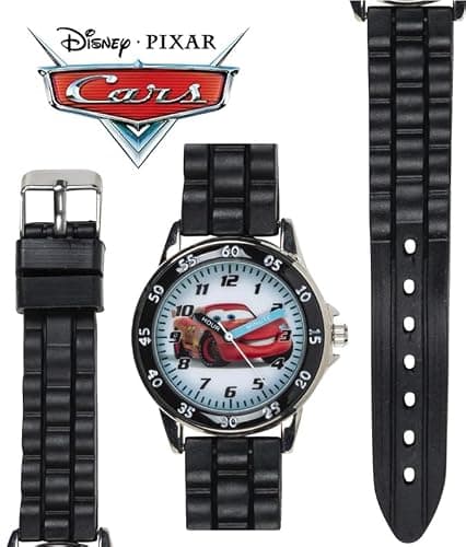 Accutime Disney Pixar Cars Lightning McQueen Time-Teaching Watch for Kids with Interactive Racing Dial thumbnail 3