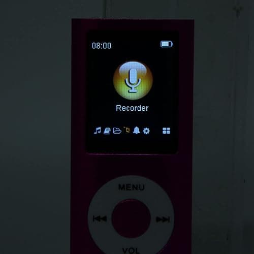 MP3 Player with Bluetooth, Music Player with Built-in HD Speaker, 1.8 Inch LCD Screen, HiFi Sound, Earphones Included, Support up to 64GB, for Students Running Walking(Pink) thumbnail 9