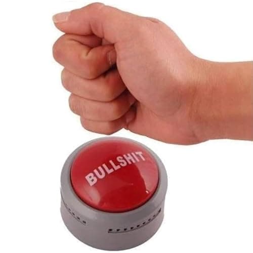 Bullshit Button – The Official Hilarious BS Button with Sound Effects & Flashing Light – Perfect Gag Gift for Friends, Family, and Co-workers - Batteries Included thumbnail 7