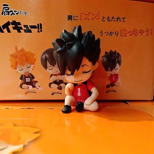 YLEAFUN 4pcs Anime Figures Shoyo/Tobio Kageyama/Kozume Kenma/Kuroo Tetsurou Figurine Cartoon Mini Model Statue Car Home Desktop Decoration 2.36 Inch thumbnail 5