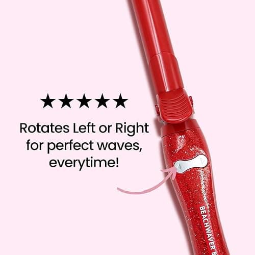 The Beachwaver Co. Rotating Curling Iron Ceramic Curling Iron - Largest Barrel Size for Long Hair! | Auto-Shut Off, Travel-Friendly, Dual Voltage thumbnail 2