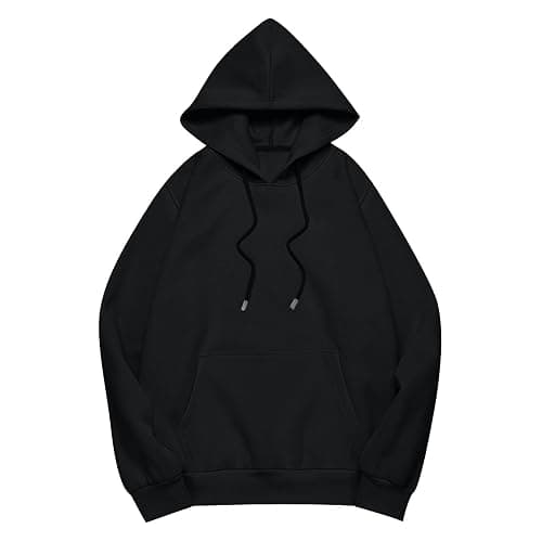 Womens Oversized Hoodies Winter Cute Sweatshirts Pullover Fashion Tops Trendy Outfits - X-Large - Black thumbnail 4