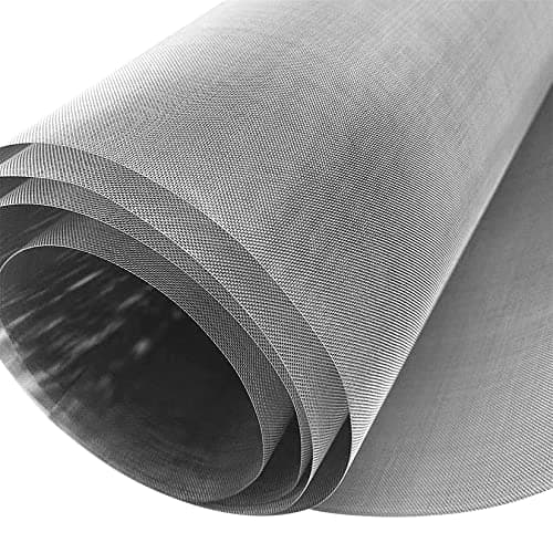 Woven Wire Mesh Stainless Steel Meshes Screen Metal Mesh Sheet Air Vent Mesh Cover Rodent Wire Mesh Window Screen Mesh for Home Garden Animal Cage Net Mesh