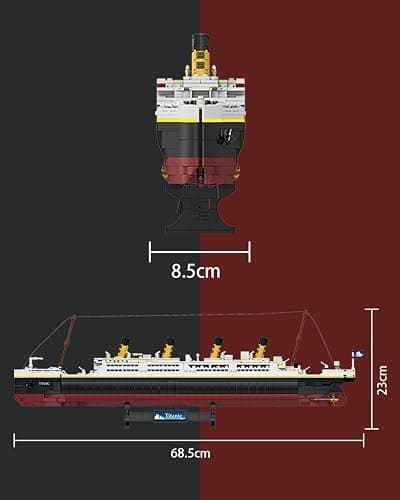 dOvOb Titanic Model Building Blocks Set, 2022 Pieces Bricks, Compatible with Major Brands thumbnail 2