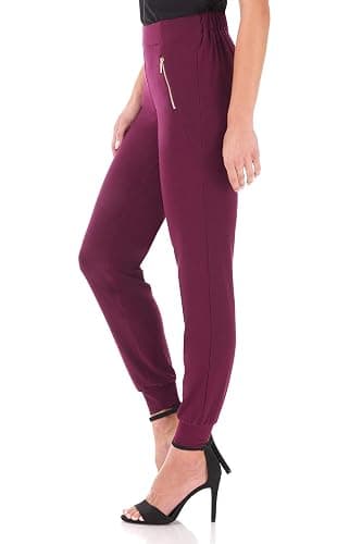 Rekucci Travel in Style - Women's Soft Chic Pant with Zipper Pockets thumbnail 2