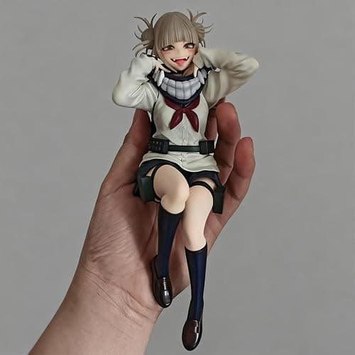 YLQANONG MHA Figures Toga Himiko Anime Figure Statues Midoriya Izuku/Todoroki Shouto Anime Action Figurine 16CM/6.3IN thumbnail 5