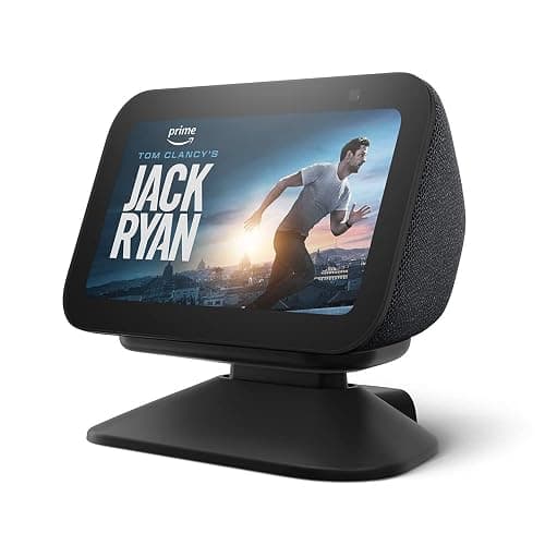 Echo Show 5 (3rd Gen) with Adjustable Stand with USB-C Charging Port | Charcoal - Image 1
