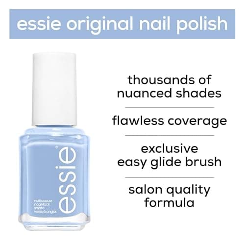 Essie Original Nail Polish, Salt Water Happy, Atlantic Blue Nail Varnish | Rich Colour & Shine, Salon Quality Vegan Formula Nail Varnish With Saturated Colour Payoff And Shine In Every Coat thumbnail 5
