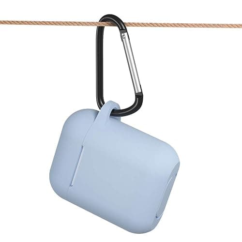 SATLITOG Silicone Case Compatible with Apple AirPods 1&2 Wireless and Wired Charging Case(Front LED Visible),Denim Blue thumbnail 6