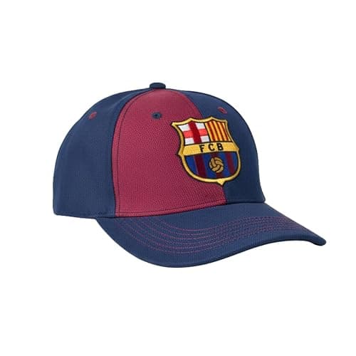 Icon Sports Official FC Barcelona Blaugrana Two-Tone Baseball Cap | Adjustable Strap with Buckle Closure | Embroidered FCB Crest & Barça Side Logo for Men & Women thumbnail 3