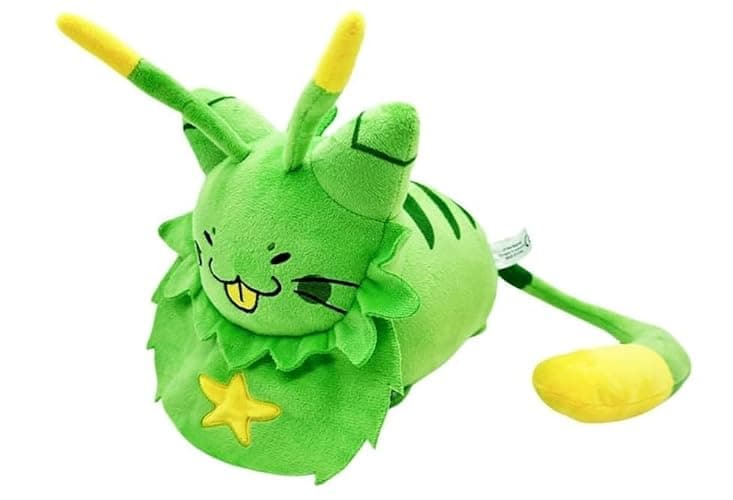 HQRYSH Gnarpy Plush, Regretavator Gnarpy Alien Cat Plush Toys Give Fans and Friends Beautifully Plushie Doll Gifts (Green) thumbnail 4