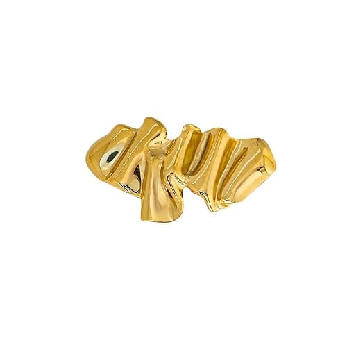 Gold Irregular Brooch Pins for Women Fashion,Funny Large Statement Brooch,Fashion Emo Accessories Unique Geometric Retro Jewelry Gift Clothing Accessories Jewelry - Image 1