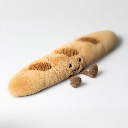 Jellycat Amuseables Baguette Stuffed Toy, 13.5 inches - Food Plush - Fun Gift Idea thumbnail 7