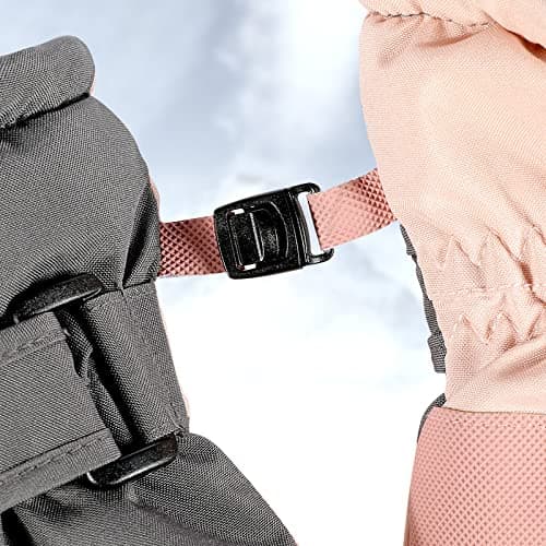 JJZS Winter Ski Snow Gloves for Men, Women, Youth | Touchscreen & Waterproof Cold Weather Hand Warming Gloves Winter Work Gloves thumbnail 9