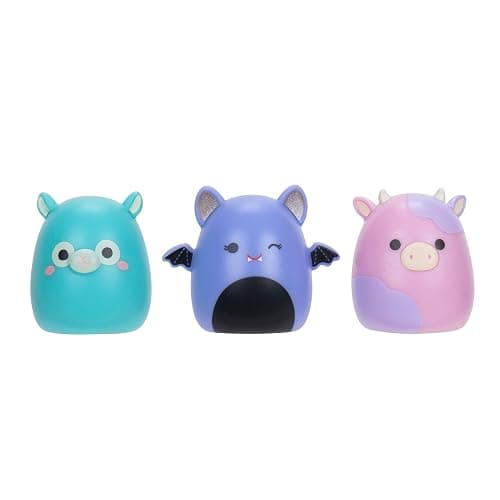 Squish-a-longs Party Pack On-The-Go Playset - Series 1 - Three 1” Mini-Squish with 9 Furnishings - Collect, Trade, & Play thumbnail 7