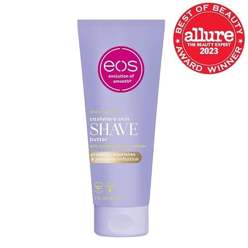 eos Cashmere Skin Collection Shave Butter- Vanilla Cashmere, Non-Foaming, Moisturizing, Prevents Razor Burn, Shave Cream for Women, eos Shave Cream, 7 fl oz thumbnail 2