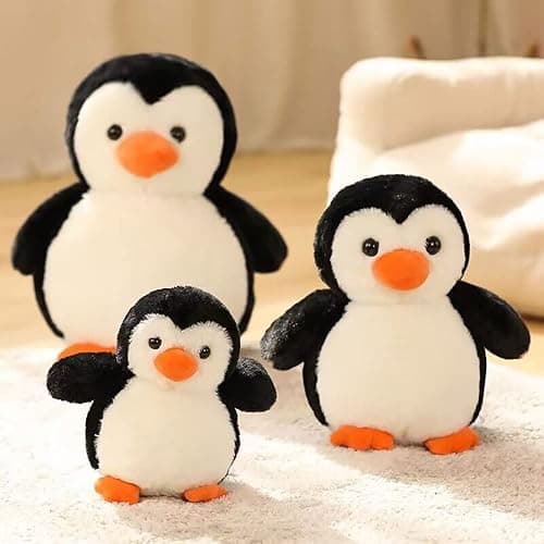 YUKOUQIAN Penguin Stuffed Animal Cute Plush Doll SoftToy 8.5" Gift for Girls Boys Birthdays Christmas Children's Day Halloween Thanksgiving Day (Penguin) thumbnail 7