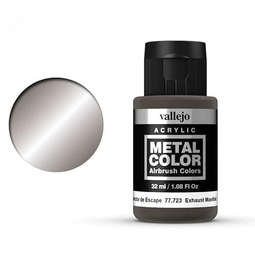 Vallejo - Metal Color | Exhaust Manifold 32 ml (1.08 fl.oz.) | Faithfully Reproduce Different Metallic Finishes thumbnail 2