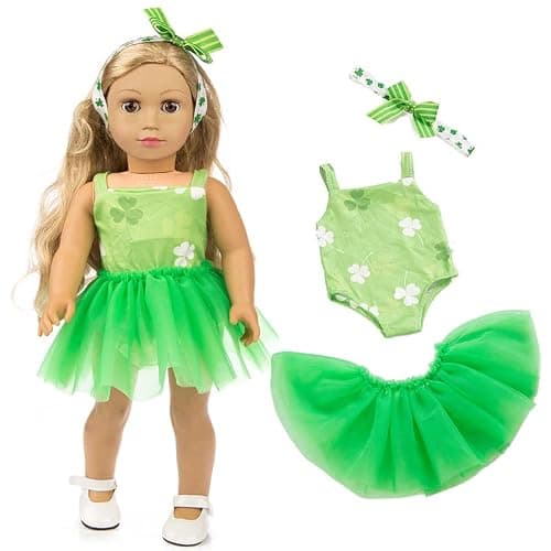 7 Sets 18 inch Doll Clothes Gifts and Accessories, Mickey,Unicorn Doll Clothes Fit American18 inch Doll (NO Doll) thumbnail 4
