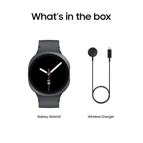 Samsung Galaxy Watch 8 (2025) 44mm Bluetooth Smartwatch, Cushion Design, Fitness Tracker, Sleep Coaching, Running Coach, Energy Score, Heart Rate Tracking, Graphite [US Version, 2 Yr Warranty] thumbnail 10