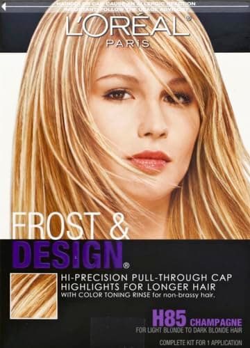 L'Oreal Paris Frost and Design Cap Hair Highlights For Long Hair, H85 Champagne, 1 kit thumbnail 2