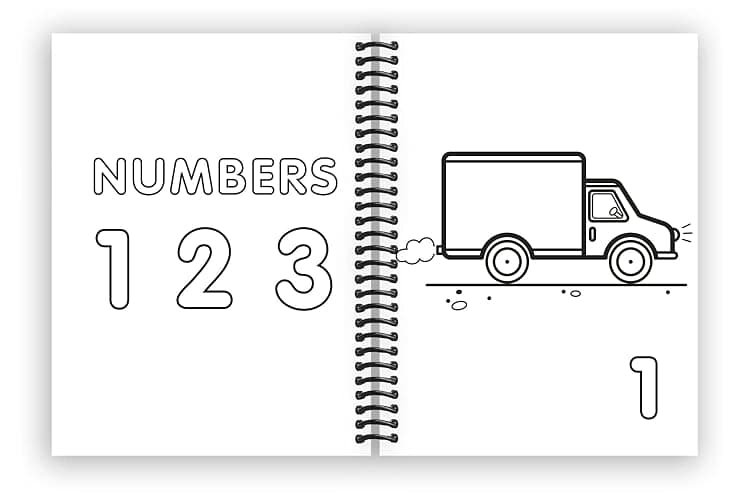 My First Toddler Coloring Book: Fun with Numbers, Letters, Shapes, Colors, and Animals! (Kids coloring activity books) thumbnail 3