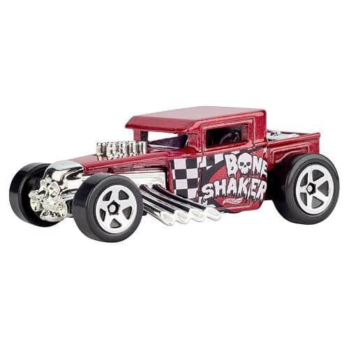 Hot Wheels Toy Cars, 5-Pack of 1:64 Scale Toy Cars with Collectible Deco & Packaging, Core Mattel 80th Anniversary Set of 5 Vehicles thumbnail 2