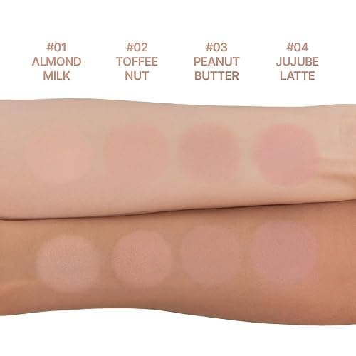 Dasique Blending Mood Cheek #10 Muted Nuts | 4 Blendable Shades in Lighteight Smooth Powder | Vegan | Korean Makeup | Blush thumbnail 3
