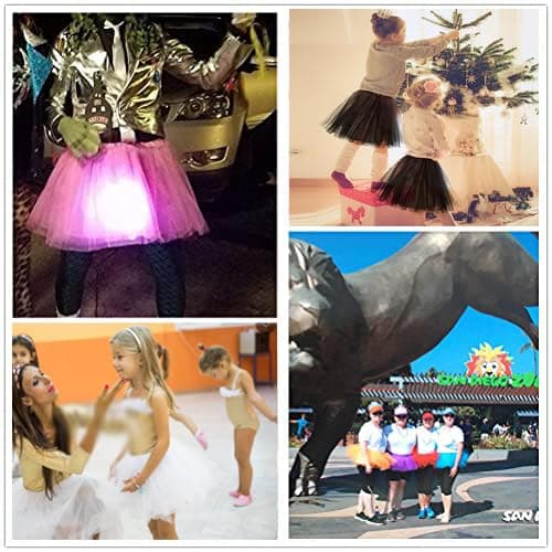 XINXIYAN Tutu for Girls Womens Skirt 5 Layers Mardi Gras Outfit Halloween Costume Dress Party Favor thumbnail 6
