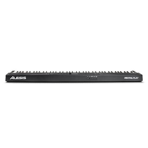 Alesis 88 Key Keyboard Piano with 480 Sounds, Speakers, USB MIDI, Carry-Bag, Stand, Headphones, Pedal and Piano Lessons for Beginners thumbnail 12