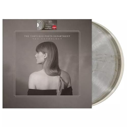 The Tortured Poets Department TTPD The Anthology w/ Exclusive Rare Poster and Exclusive Sticker | Special Marbled - Image 1