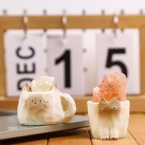 BONTOUJOUR Surprise Box Figures Diamond Crystal Cat Theme, Mystery Bag Random Design Action Figures Figurine Collectible Home Desk Car Decoration, Birthday Christmas New Year Gift, Single Box-1 Box thumbnail 6