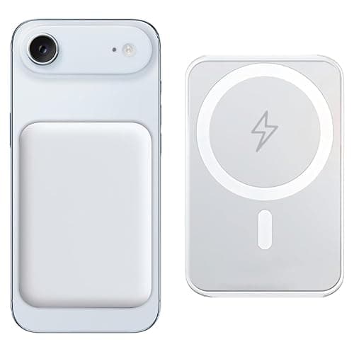 For Magsafe Power Bank, Wireless Portable Charger, 5000mAh Magnetic Wireless Power Bank Fast Charging with USB C in&Out Battery Pack, Portable Phone Charger For iPhone 17/16/15/14/13/12 Pro Max - Image 1