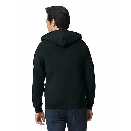 Gildan Adult Fleece Zip Hoodie Sweatshirt, Style G18600, Multipack thumbnail 3