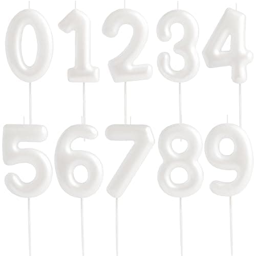 Hongplus Macaron White Number 16 Birthday Candle - Happy 16th Birthday Cakes Topper Decorations For Girls Women Pastel Sweet 16 Party thumbnail 3
