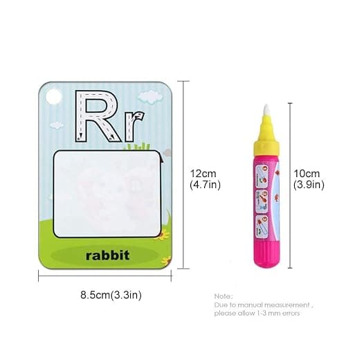 Coolplay A-Z 26 Alphabet Water Cards, Children Drawing Card for Kids Educational Toys for Travel thumbnail 3