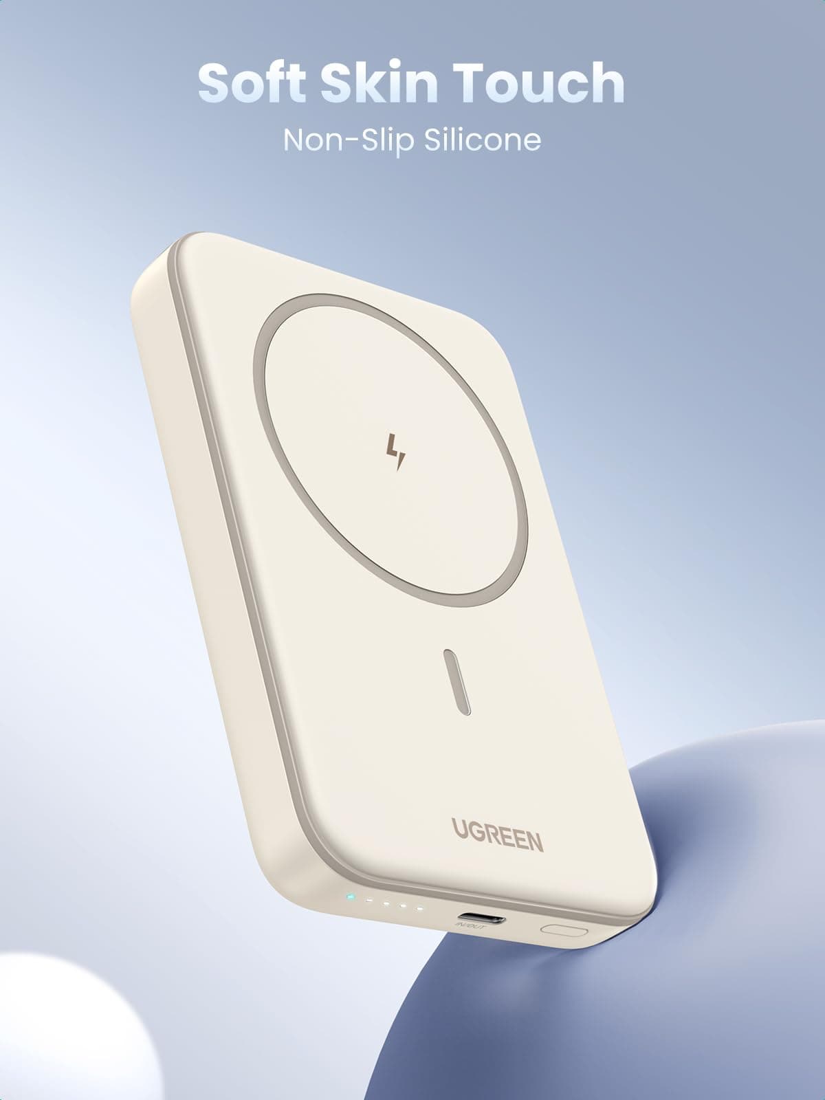 UGREEN Magsafe Power Bank 10000mAh Wireless Portable Charger 20W PD Fast Charging Magnetic Battery Pack Powerbank Compatible with iPhone 17 Pro MaxPhone Air/16 Plus/15/14/13/12 Series, White thumbnail 5