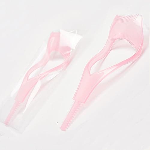 ELTONGUU Eyelash Separator Tool Mascara Shield Guard Magic Useful Cosmetic Comb Applicator Helper Guide Card Tool 3 in 1 Upper Lower Mascara Applicator Guard Lash Buddy Blush thumbnail 7