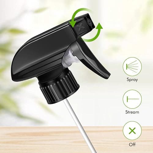 Bontip Sprayer Bottle Nozzle Heads Replacements for 8 oz / 16 oz Glass Plastic Spray Bottles, Fit for Window Cleaners Aromatherapy Facial hydration Watering Flowers Hair Care (4 Pack) thumbnail 4