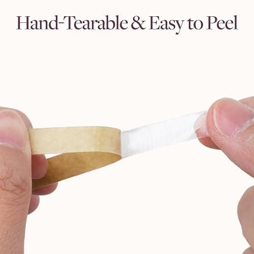GOO GOO Replacement Tape for Hair Extensions, Double Sided Tape Roll for Tape in Hair Extensions, 0.8cm x 3 Yards, Strong Hold Adhesive for Seamless Reapplication thumbnail 3