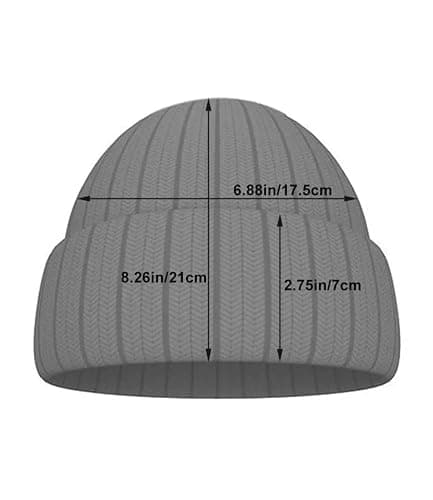 TYHOTULY Gothic Beanies Hat for Women Men Y2k Emo Grunge Harajuku Punk Accessories Winter Warm Knitted Skull Cap Streetwear thumbnail 7