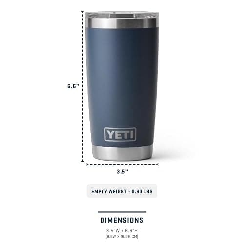 YETI Rambler 20 oz Stainless Steel Vacuum Insulated Tumbler w/MagSlider Lid thumbnail 6