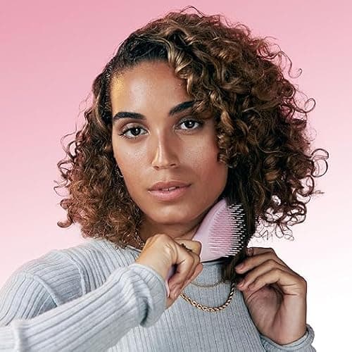 Tangle Teezer The Ultimate Detangler Hairbrush | For Wet & Dry Hair | Detangles All Hair Types | Reduces Breakage, Eliminates Knots | Two-Tiered Teeth & Comfortable Handle | Henna Red thumbnail 5