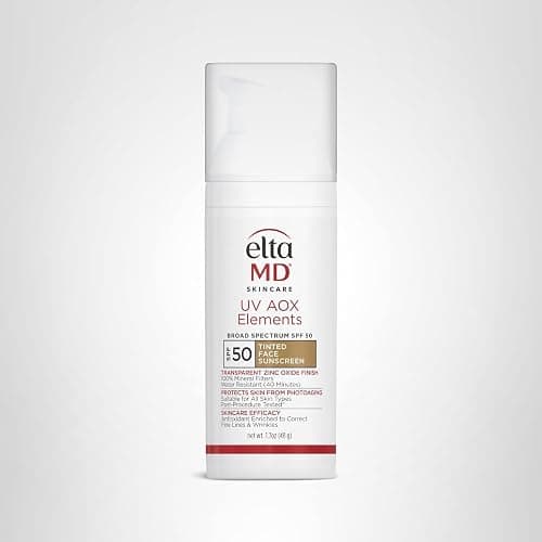 EltaMD UV AOX Elements Tinted Mineral Face Sunscreen Lotion, Tinted Moisturizer for Face SPF 50 with Antioxidants, For Dry Sensitive Skin 1.7 oz Pump thumbnail 12