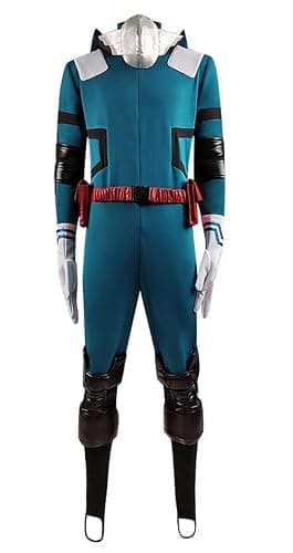 RONGJUN Men's Midoriya Izuku Deku Cosplay Costume Fighting Suit Uniform Halloween Cosplay Full Set Outfit - Image 1