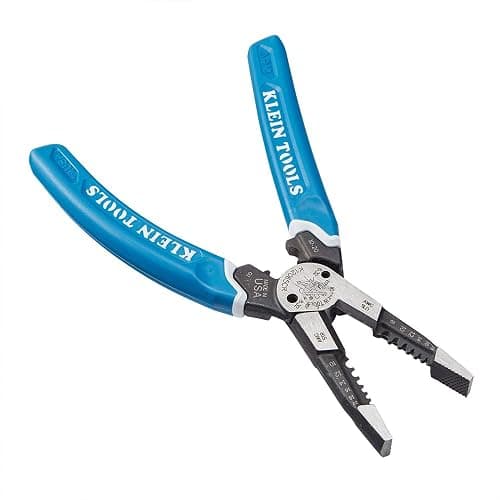Klein Tools K12065CR Wire Stripper / Cutter / Crimper Tool, Made in USA, for Cutting, Stripping, Crimping, Twisting (8-18 AWG solid, 10-20 AWG stranded) thumbnail 8