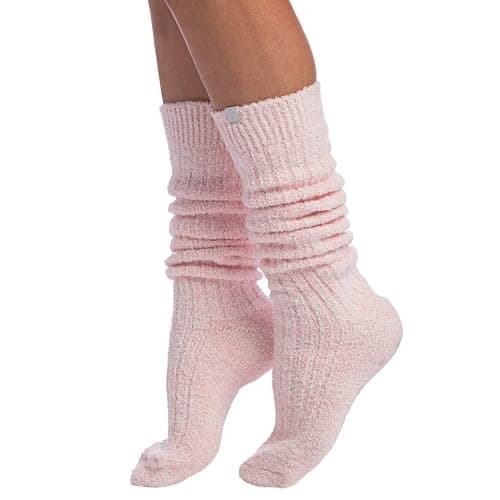 Softies Marshmallow Slouch Socks for Women Ultra Soft Plush Lounge Socks with Non Slip Grippers One Size Cozy Comfort - Image 1