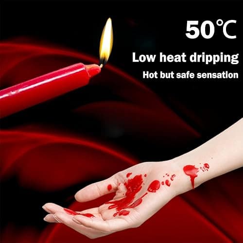 Low Temperature Candles,Romantic Wax Play Candles Low Heat for Lovers Couples thumbnail 3