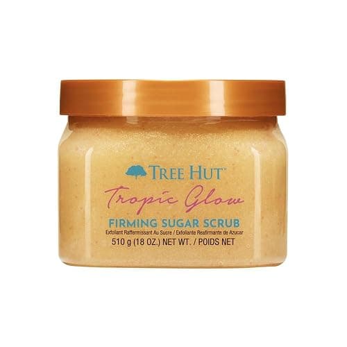 Tree Hut Tropic Glow Shea Sugar Scrub, Exfoliating & Hydrating Body Scrub with Shea Butter, Radiant Glow, Warm Scent, 18 oz thumbnail 2